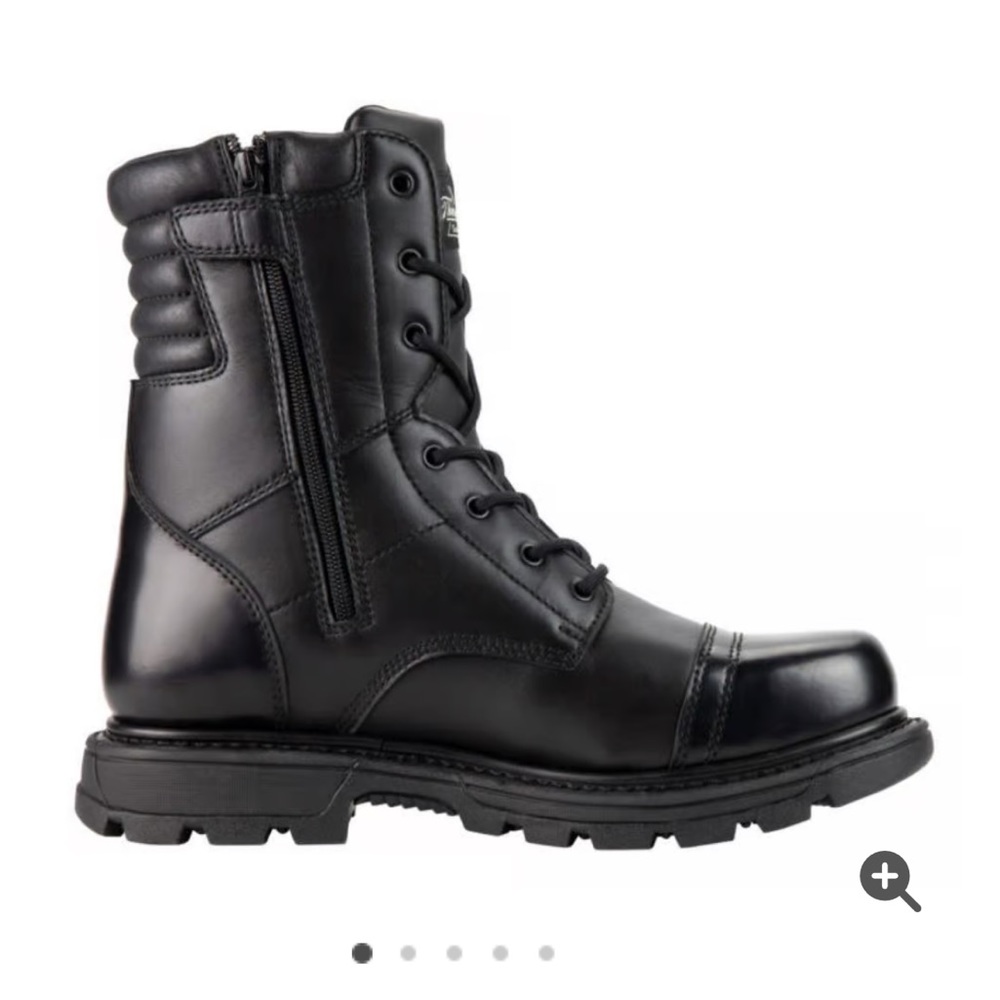 Thorogood GEN-Flex2 8” Side-Zip Black Tactical Boots - MENS 9.5W